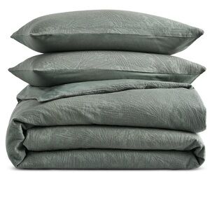Soft Washed Sage Green Duvet Cover Set - Home Bedding